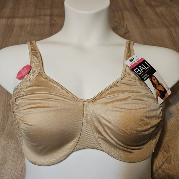 Bali Size 36G Style DF1004 Nude Minimizer Underwire Bra New - Picture 1 of 5